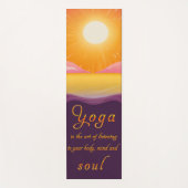 Milieuvriendelijke yogamatten met Inspirerend offe Yogamat (Voorkant)