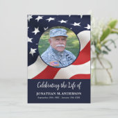 Militair - Amerikaanse vlag - Viering van het leve Programma (Staand voorkant)