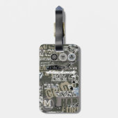 Militair Bagagelabel (Achterkant verticaal)