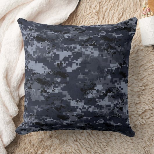 Militair Blauwe Camouflage Pillow Verenigde Staten Kussen (Deken)