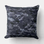 Militair Blauwe Camouflage Pillow Verenigde Staten Kussen (Voorkant)