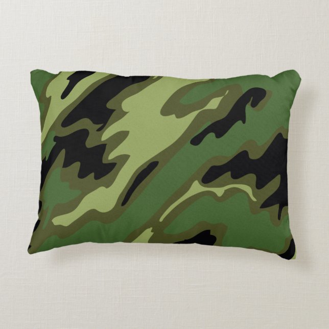 Militair Camouflage Accent Kussen (Achterkant)