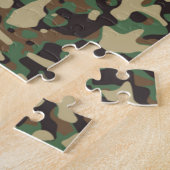 Militair Camouflage bos Legpuzzel (Zijkant)
