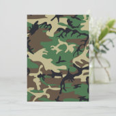 Militair Camouflage Kaart (Staand voorkant)