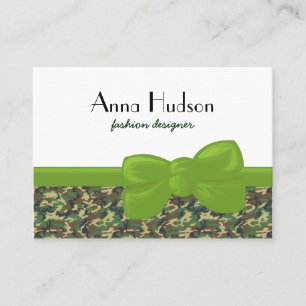 Militair Camouflage Patroon - Bruin Geel Groen Visitekaartje