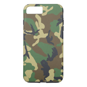Militair Camouflage Patroon iPhone 8 Plus / 7 Plus Hoesje