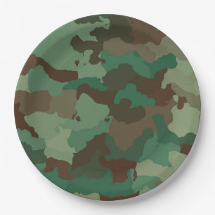 Militair Camouflage Patroon (Leger) Papieren Bordje
