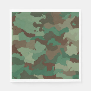 Militair Camouflage Patroon (Strijdkrachten) Servet