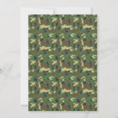 Militair Camouflage Pattern Soldier Boy Birthday Kaart (Achterkant)