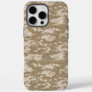 Militair Digitaal Camouflage Legerwoestijn iPhone 16 Pro Max Hoesje