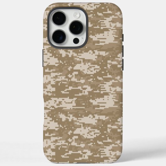 Militair Digitaal Camouflage Legerwoestijn Case-Mate iPhone Case (Achterkant)