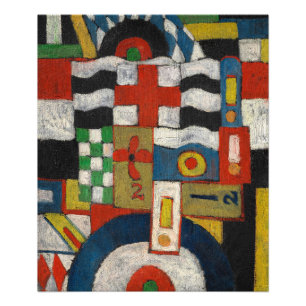Militair door Marsden Hartley Foto Afdruk