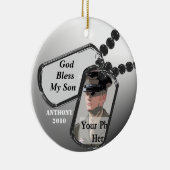 militair gebed keramisch ornament (Rechts)