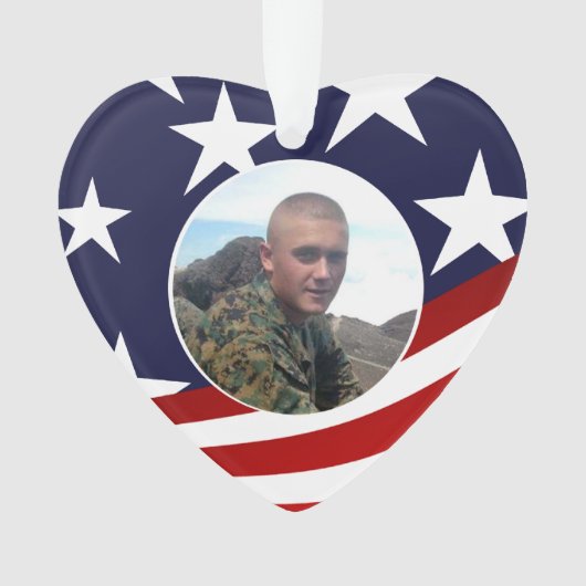 Militair gebed met foto ornament (voorkant)