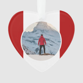 Militair gebed met fotoversiering ornament