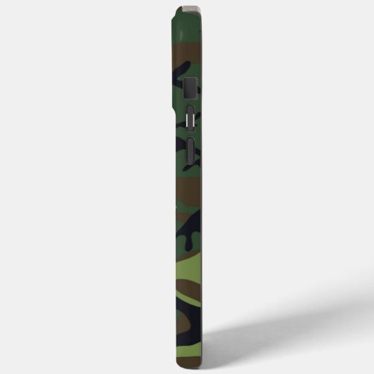 Militair Groen Camouflage Case-Mate iPhone Case (Achterkant / Links)