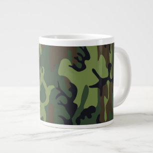 Militair Groen Camouflage Extra Grote Beker