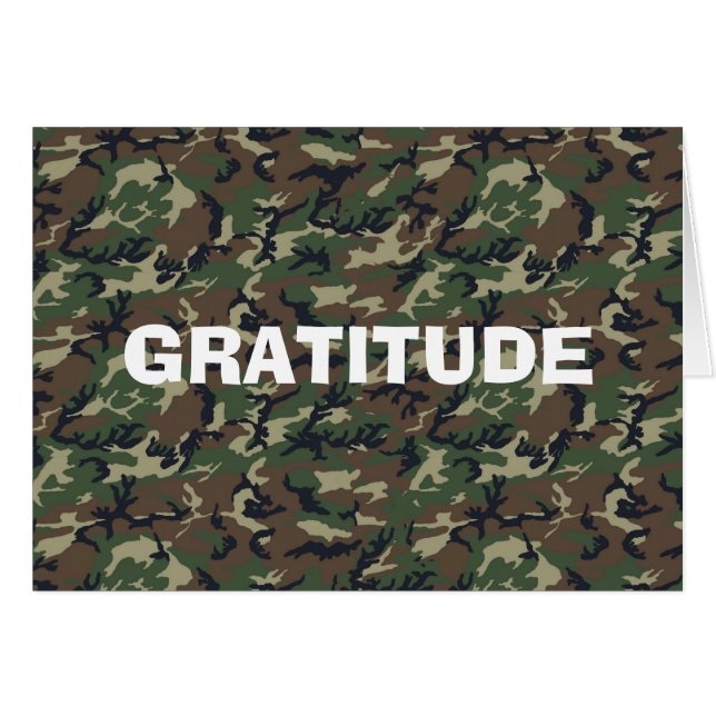 Militair groen Camouflage Patroon (Voorkant Horizontaal)