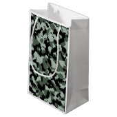 Militair groen Camouflage Patroon Klein Cadeauzakje (Achterkant Gekanteld)