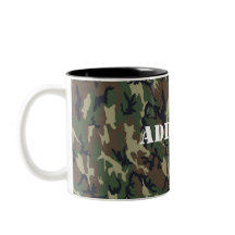 Militair groen Camouflage Patroon