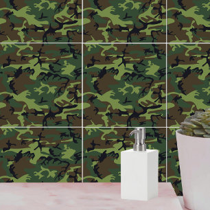 Militair Groen Camouflage Tegeltje