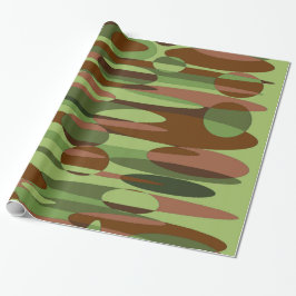 Militair groen en bruin cadeaupapier