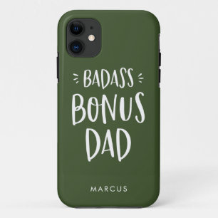 Militair Groene Bonus Pap Stepfather gepersonalise iPhone 11 Hoesje