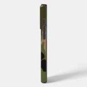 Militair Groene Camo w/Dog Label Case-Mate iPhone Case (Achterkant / Links)
