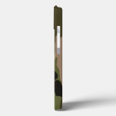 Militair Groene Camo w/Dog Label Case-Mate iPhone Case (Achterkant / Links)