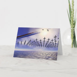 Militair - herdenkingsdag; Tribute in zee Kaart