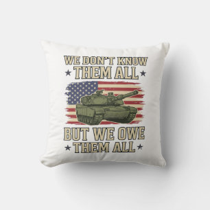 Militair Herdenkingstank Patriottisch Shirt Ontwer Kussen