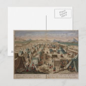 Militair kamp, c.1780 briefkaart (Voorkant / Achterkant)