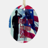 MILITAIR KERAMISCH ORNAMENT (Rechts)