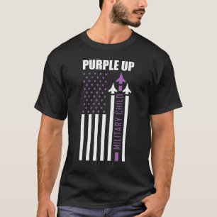 Militair Kind Sterke Jet Up Trots Militair T-shirt