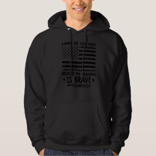 Militair Kinder kindgebied vrij omdat mijn grootva Hoodie