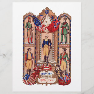 Militair kostuum van de Revolutionaire Oorlog 1855