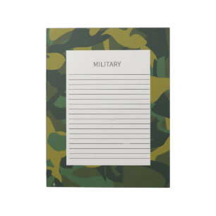 Militair Leger Camouflage Notitieblok