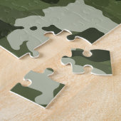 Militair leger van de Groene Camouflage Legpuzzel (Zijkant)