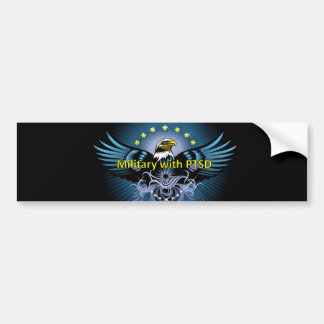 Militair met PTSD Eagle Bumpersticker