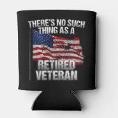 Militair - niet zoals een ingemoeide veteraan blikjeskoeler (Achterkant)