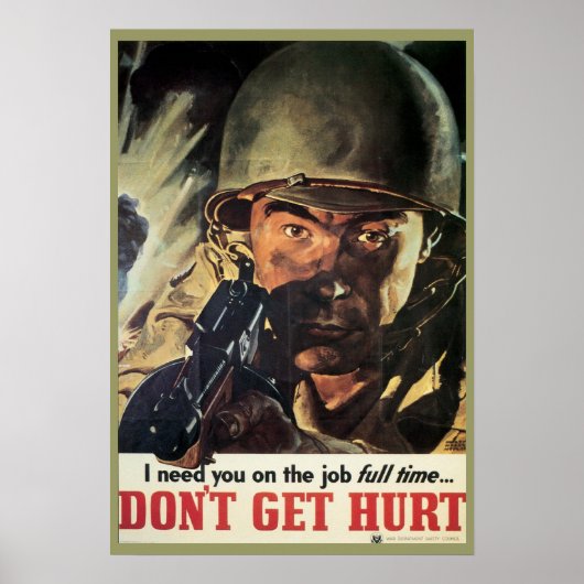  militair Poster van de WWI en de WWII (Voorkant)