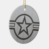 Militair sterrenOrnament Keramisch Ornament (Rechts)