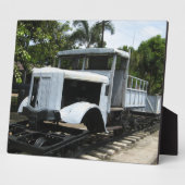 Militair trein uit WO2 bij de brug over de rivier Fotoplaat (Zijkant)