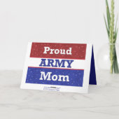 Militair - Trotse legermoeder - Denken aan jou Kaart (Achterkant)