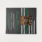 militair uittredingsleer met uitzondering van het  wandkleed (Voorkant (horizontaal))