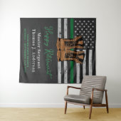 militair uittredingsleer met uitzondering van het  wandkleed (In Situ (horizontaal))