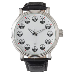 Militair uur 24 uur  horloge