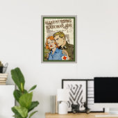 Militair verpleegkundig Poster (Thuiskantoor)
