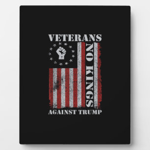 Militair Veteranen Protest Vlag Patriottische Vrij Fotoplaat