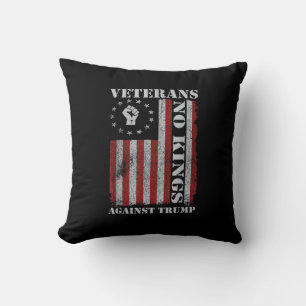 Militair Veteranen Protesteren Vlag Patriottische Kussen
